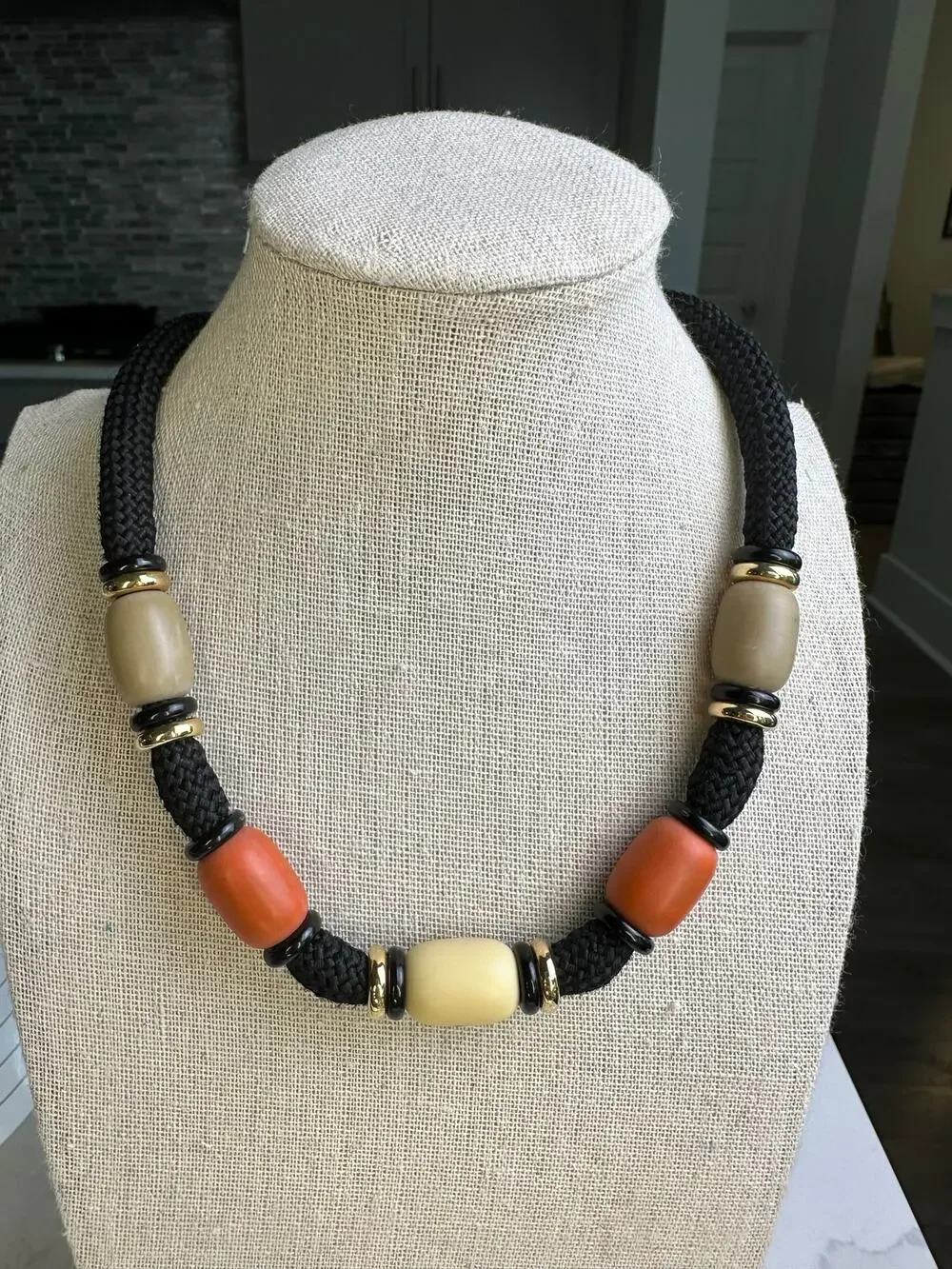 Multi Color Beaded Necklace